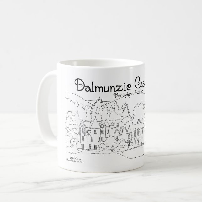 Mug Château de Dalmunzie (Devant gauche)