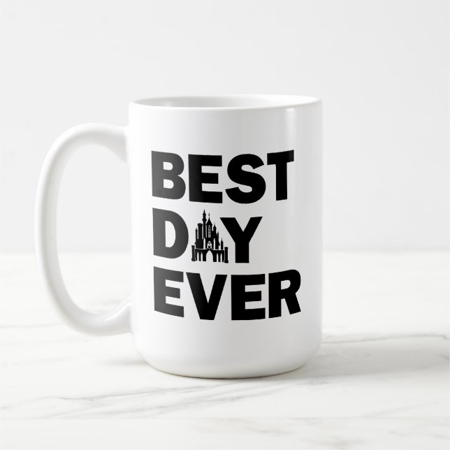 Mug Château de Disney | Meilleur Jour (Gauche)