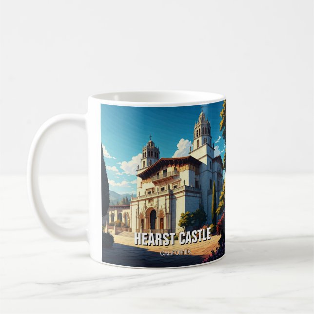 Mug Château de Hearst San Simeon Californie Côte centr (Gauche)