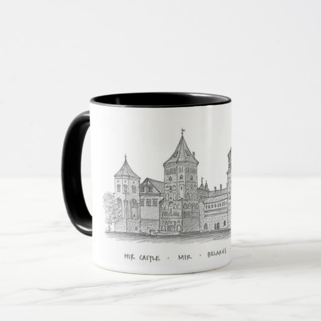 Mug Château de Mir, Biélorussie (Devant gauche)