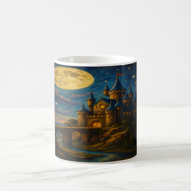 Mug Château de Moonlit - Starry Bridge Imaginaire Pays (Centre)