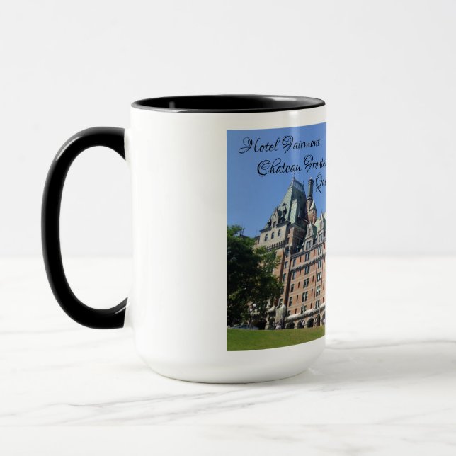 Mug Château Frontenac Québec de Fairmont d'hôtel (Gauche)
