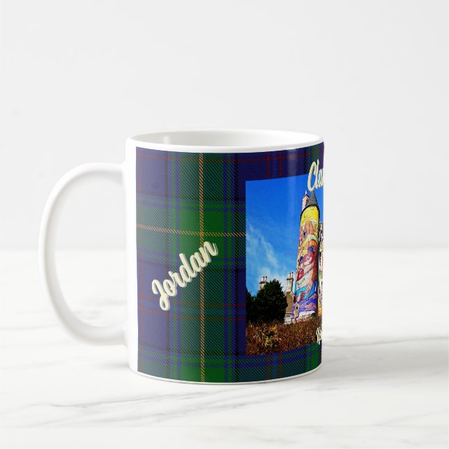 Mug Château Kelburn personnalisé du clan écossais Boyl (Gauche)
