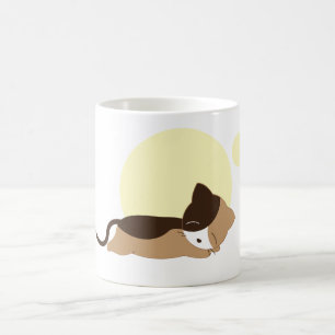 Mug Chaton couchant