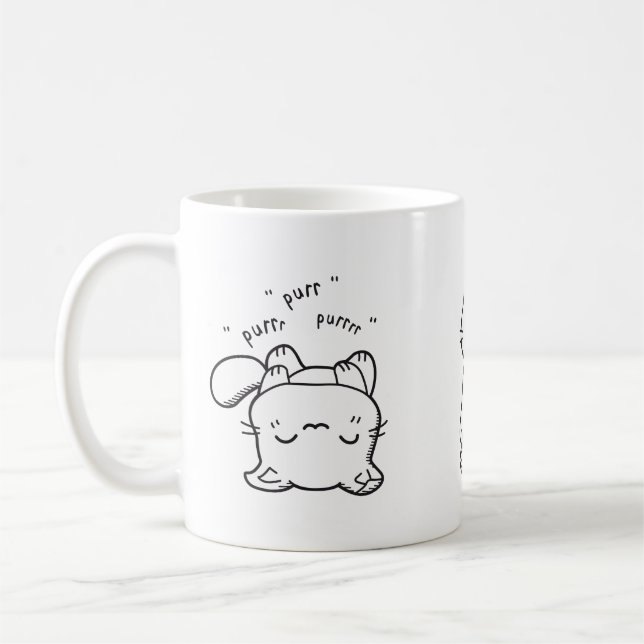 Mug Chaton de Kawaii (Gauche)