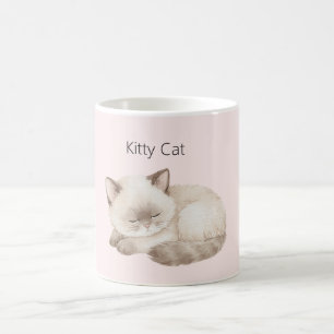 Mug Chaton Gris Blanc