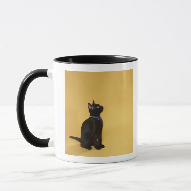 Mug Chaton noir dans le collier (Gauche)