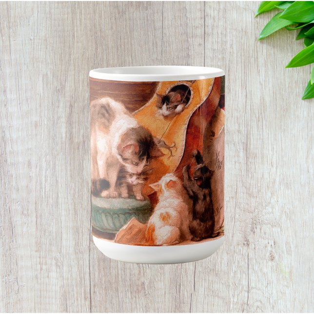Mug Chatons et guitare - Les musiciens (Créateur téléchargé)