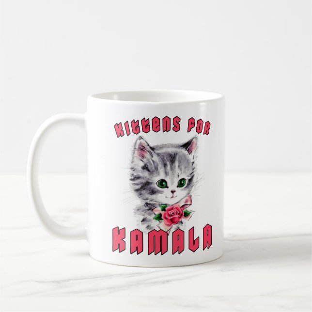 Mug Chatons pour Kamala (Gauche)