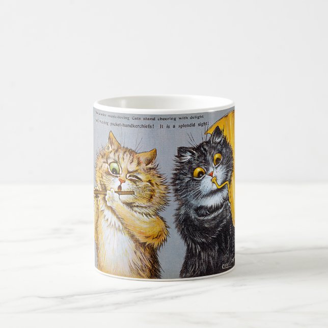 Mug Chats amoureux de la musique, Louis Wain (Centre)