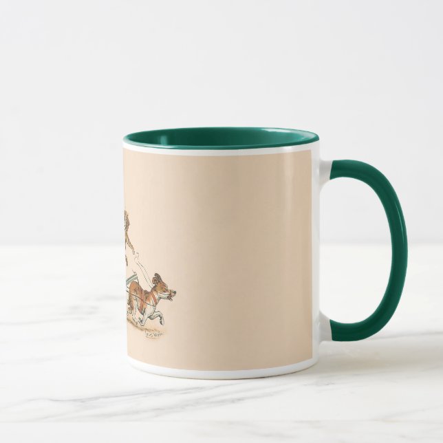 Mug Chats anthropomorphes drôles par Louis Wain (Droite)
