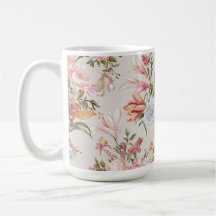 Chats Blancs Roses Roses Floral