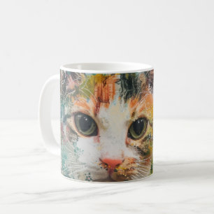 Mug Chats d'aquarelle Boho - Art de la féline terrestr