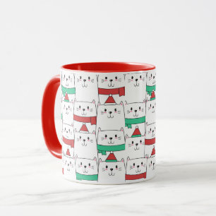 Mug Chats de Noël mignons