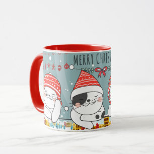 Mug Chats de Noël mignons