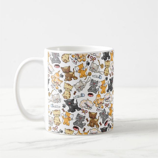 Mug Chats Kitty Joueurs (Gauche)