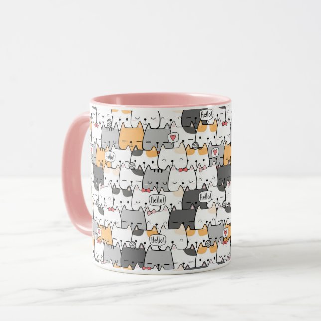 Mug Chats mignons (Devant gauche)