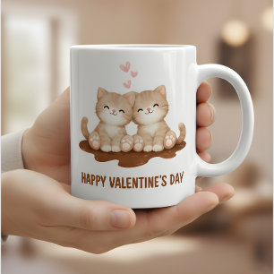 Mug Chats Mignons Bonne Saint-Valentin Amoureux de