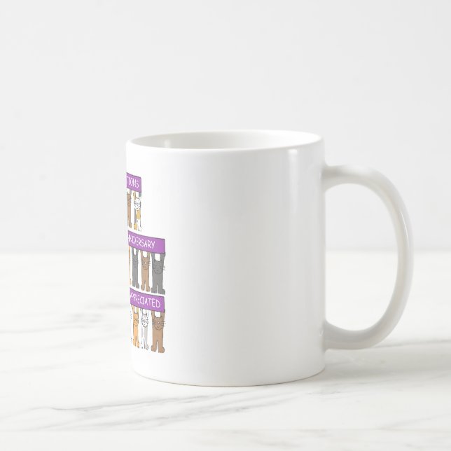 Mug Chats mignons de félicitations d'anniversaire de (Droite)