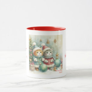 Mug Chats mignons de Noël
