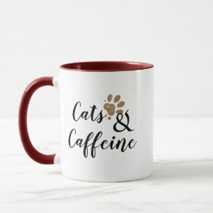 Mug chats mignons et caféine chat chien chat drôle mam