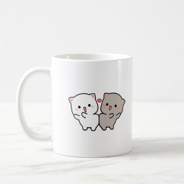 Mug chats mignons mochi (Gauche)