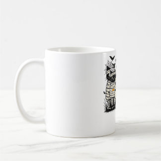 Mug Chats noirs en costumes d'Halloween - Ghost, Witch