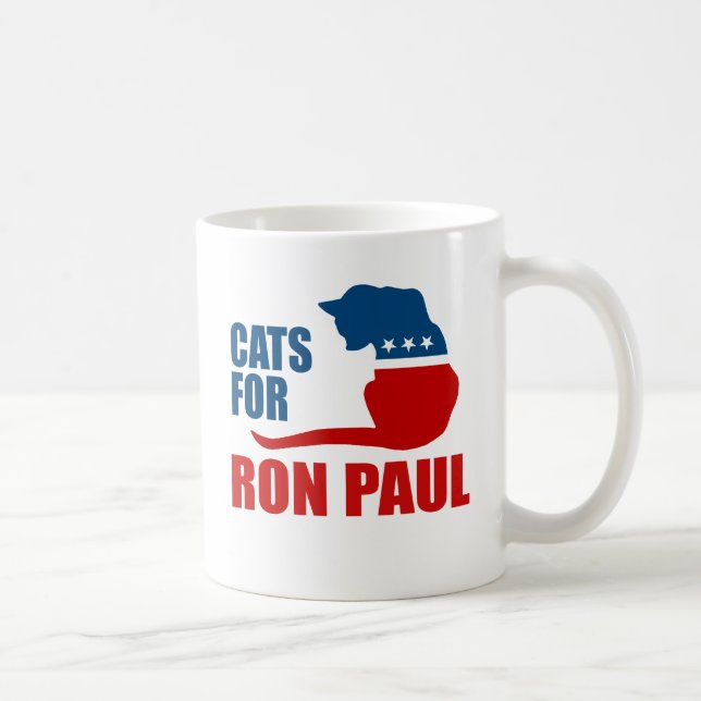 MUG CHATS POUR RON PAUL (Droite)