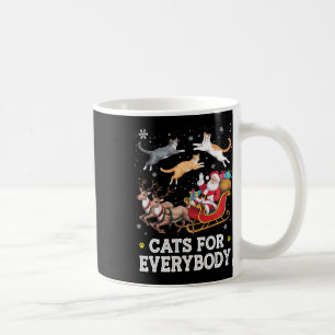 Mug Chats pour tous Noël Drôle Père Noël Amoureux des