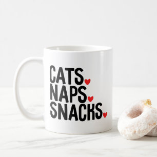 Mug Chats Siestes Friandises - Amoureux des chats
