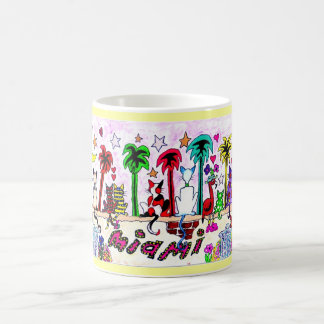 Mug Chats sous la lune de Miami…