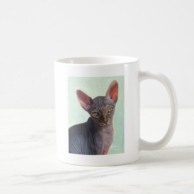 Mug Chats Sunitha de chat de sphinx de Sphynx (Droite)