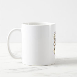 Mug Chats Vintage Règnent Sur Mon Cœur Dessin De Chat