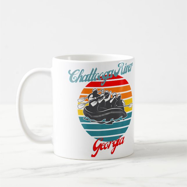 Mug Chattooga River Georgia White Water Rafting Canoei (Gauche)