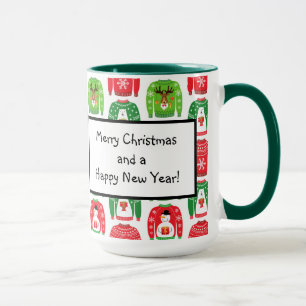 Mug Chauffage Xmas moche Ours polaire Snowman Rudolf R