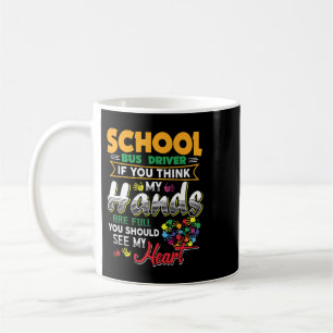 Mug Chauffeur de bus scolaire amusant TShirt mignon Co
