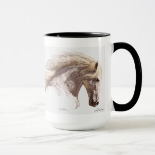 Mug Chaussure Blanche Pegasus Stallion Art Musique