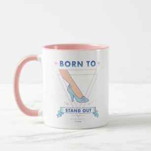Mug Chaussure En Verre Cindrella "Né Pour Se Retirer"