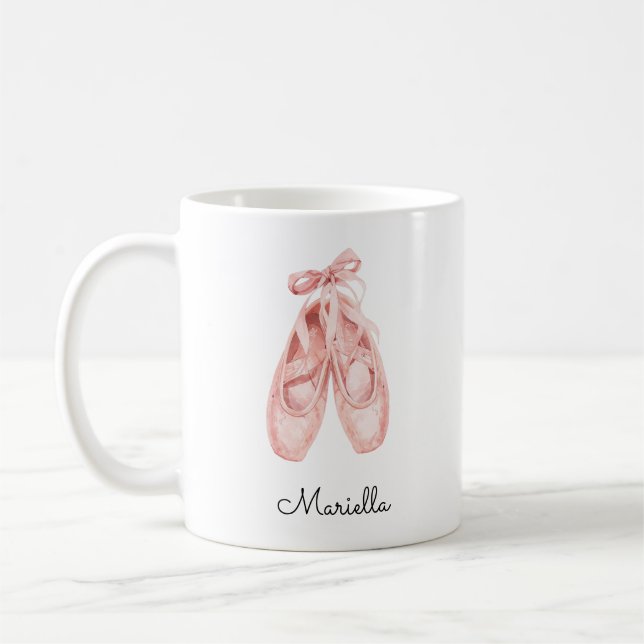 Mug Chaussures de ballet Customisées (Gauche)
