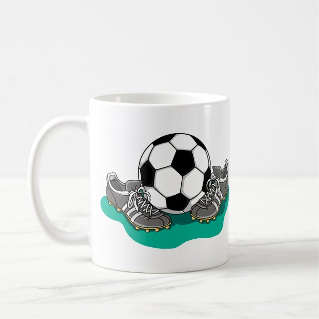 Mug Chaussures de ballon de football (Gauche)