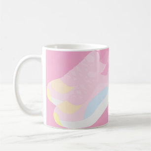 Mug Chaussures de course roses