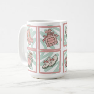 Mug Chaussures et parfum Amoureux de chaussures Couleu