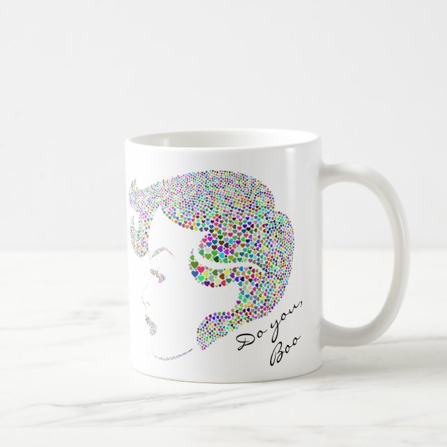 Mug Chaussures funky tongs d'été colorés (Droite)