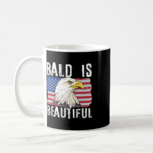 Mug Chauve Est Beau 4 Juillet Jour De L'Indépendance B