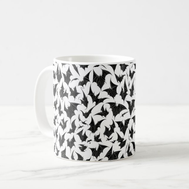 Mug Chauve-souris gothique (Devant gauche)