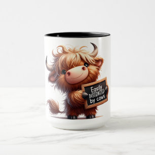 Mug Chauve-Vache Des Hauts-Terres Drôle Au Département