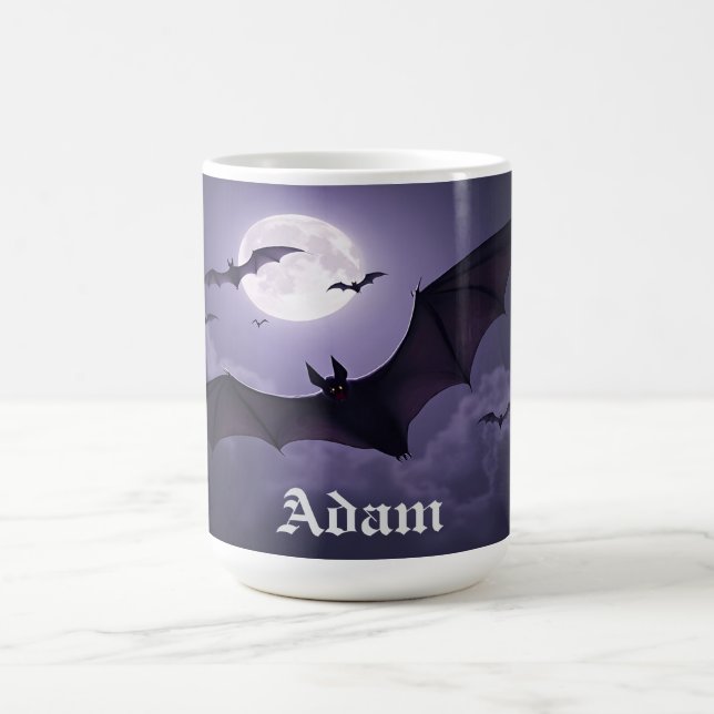 Mug Chauves-souris dans une nuit hantée (Centre)
