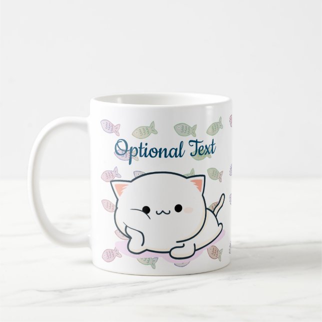 Mug Cheeky Kawaii Style Kitten (Gauche)