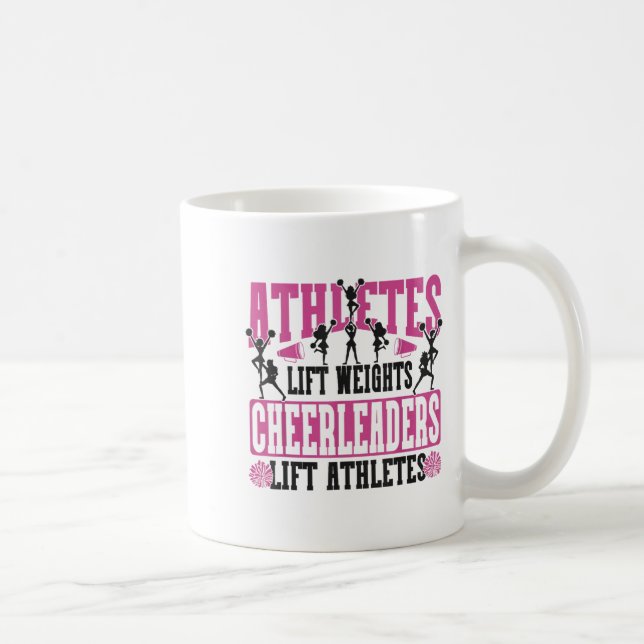 Mug Cheer Cheerleading Athletes Lift Weights Cheerlead (Droite)