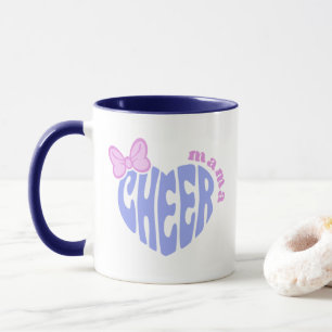Mug Cheer Mama Maman Cœur Mignon Avec Un Nœud 
